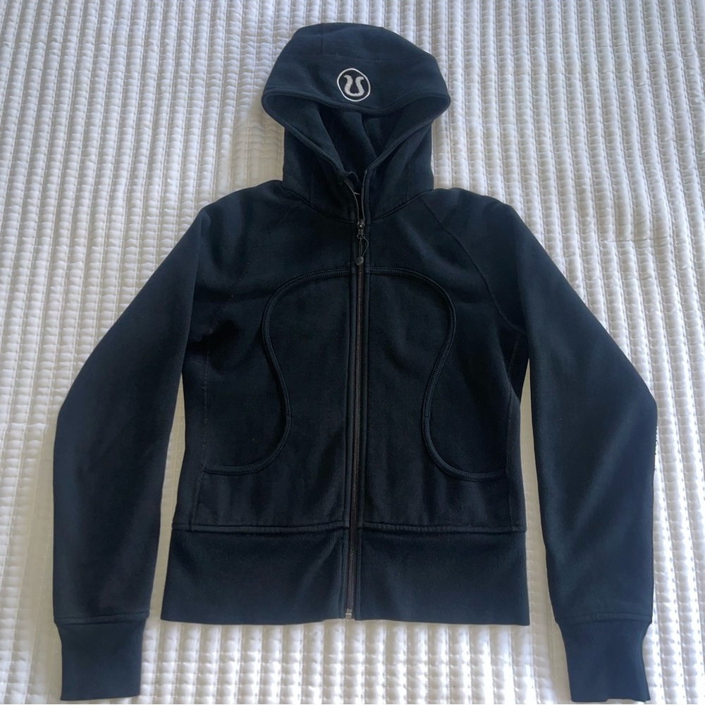 Lululemon Scuba Black Zip-Up Hoodie